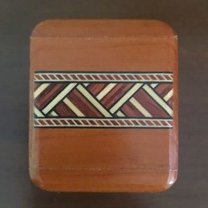 Handmade Wooden Box w/ hidden compartment